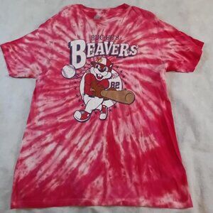 Buc-ees Shirt Medium BUCEES BEAVERS BASEBALL Tie Dye